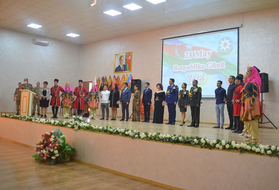 Respublika Günü münasibətilə N hərbi hissəsində tədbir təşkil edilib
