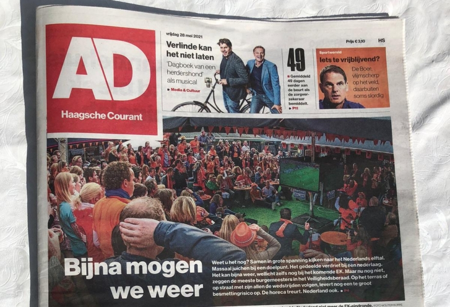 Niderland qəzetində 28 may- Respublika Günü münasibətilə təbrik dərc edilib