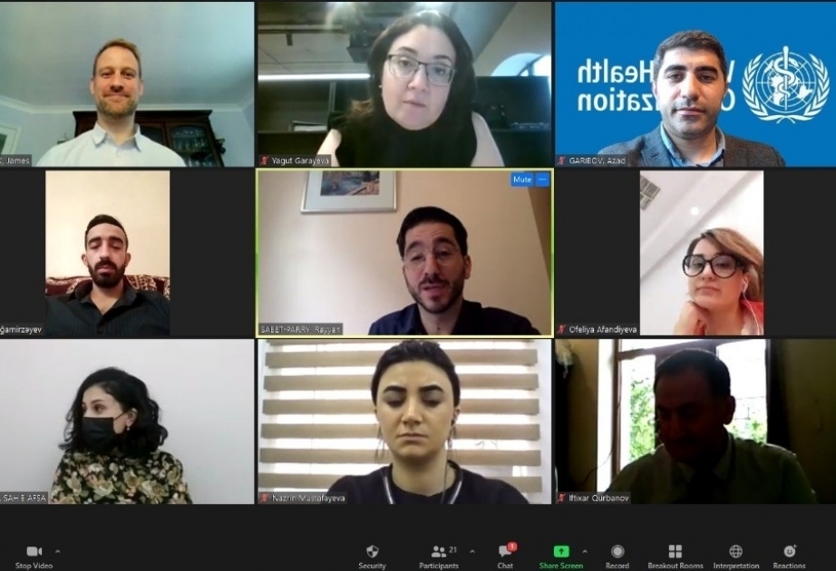 Se imparte formación a los portavoces de las organizaciones participantes en la respuesta a la pandemia en Azerbaiyán