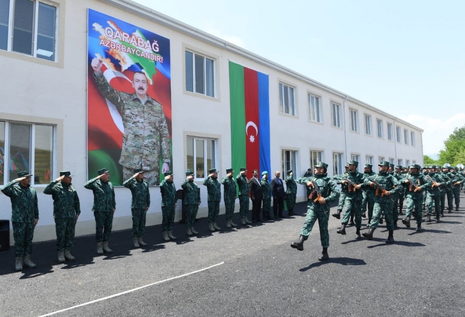 Zəngilan rayonu ərazisində DSX-nin yeni hərbi hissə kompleksi xidməti-döyüş fəaliyyətinə başlayıb