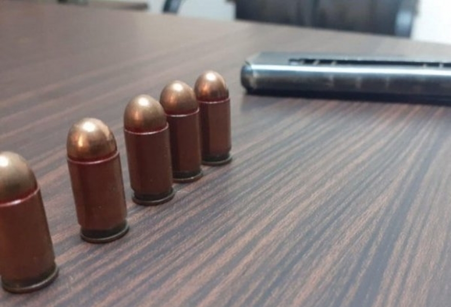 Sumqayıt sakinindən odlu silah götürülüb