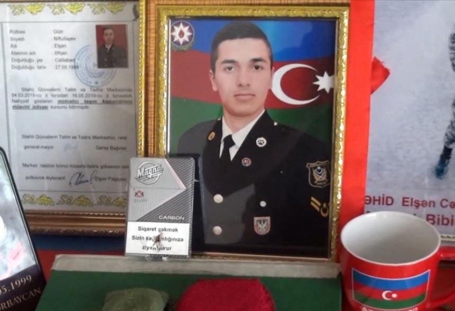Cəlilabadda şəhid Elşən Niftullayevin xatirəsinə tikilən bulağın açılışı olub