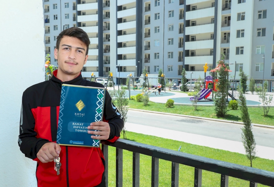 Şəhid Nurlan Qurbanlının ailəsinə mənzil verilib