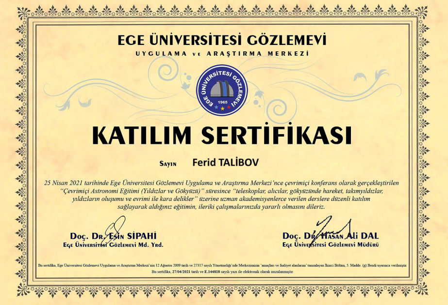 Paytaxt müəllimləri sertifikatla təltif edilib