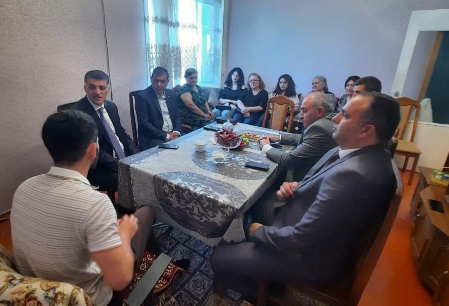 Vətən müharibəsi qaziləri ilə görüşlər davam etdirilir