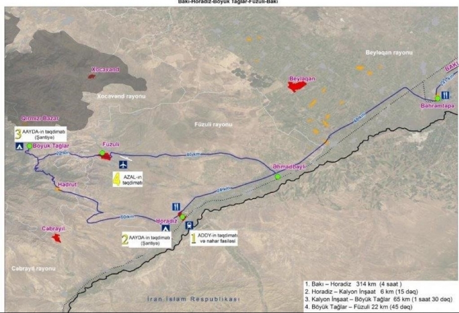 Se anuncia la fecha de puesta en marcha de la autopista Horadiz-Minjivan-Aghband