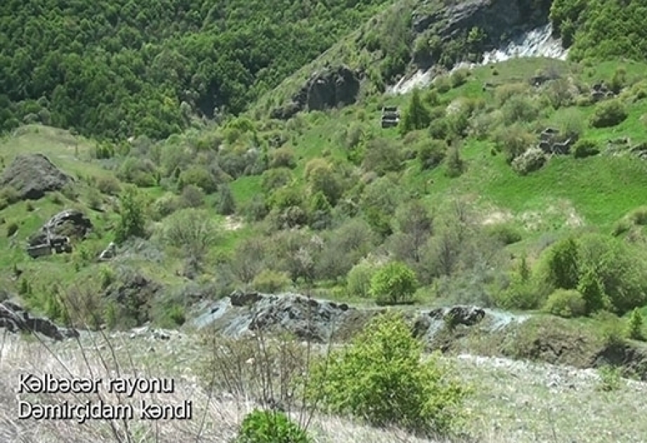 Azerbaijan’s Defense Ministry releases video footages of Damirchidam village, Kalbajar district VIDEO