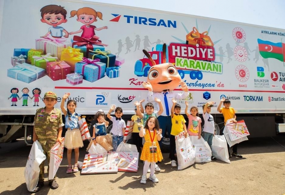 “YAŞAT” Fondu Türkiyənin Uşaq Oyunları və İdman Klubları Federasiyası ilə birgə “Hədiyyə Karvanı” layihəsini təqdim edir