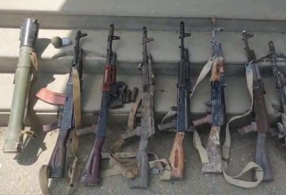 Las armas abandonadas por los armenios fueron encontradas en Khojavand