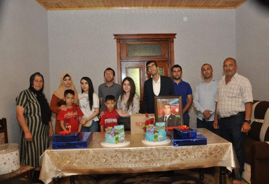 İmişlidə şəhid övladları ziyarət edilib