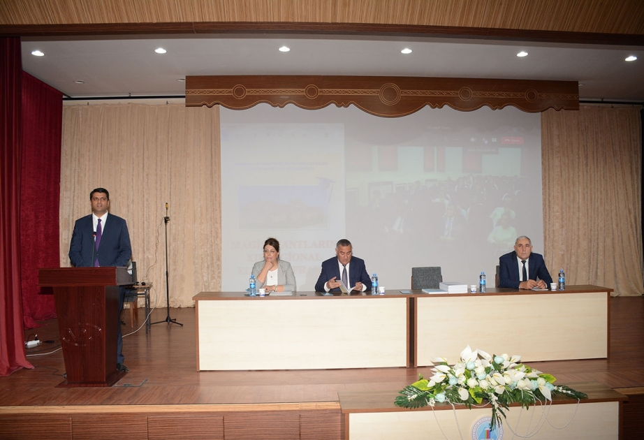 Naxçıvan Dövlət Universitetində keçirilən magistrantların XII regional elmi konfransı başa çatıb