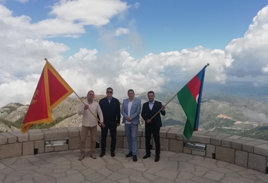 Monteneqronun Lovçen zirvəsində Azərbaycan bayrağı dalğalandırılıb
