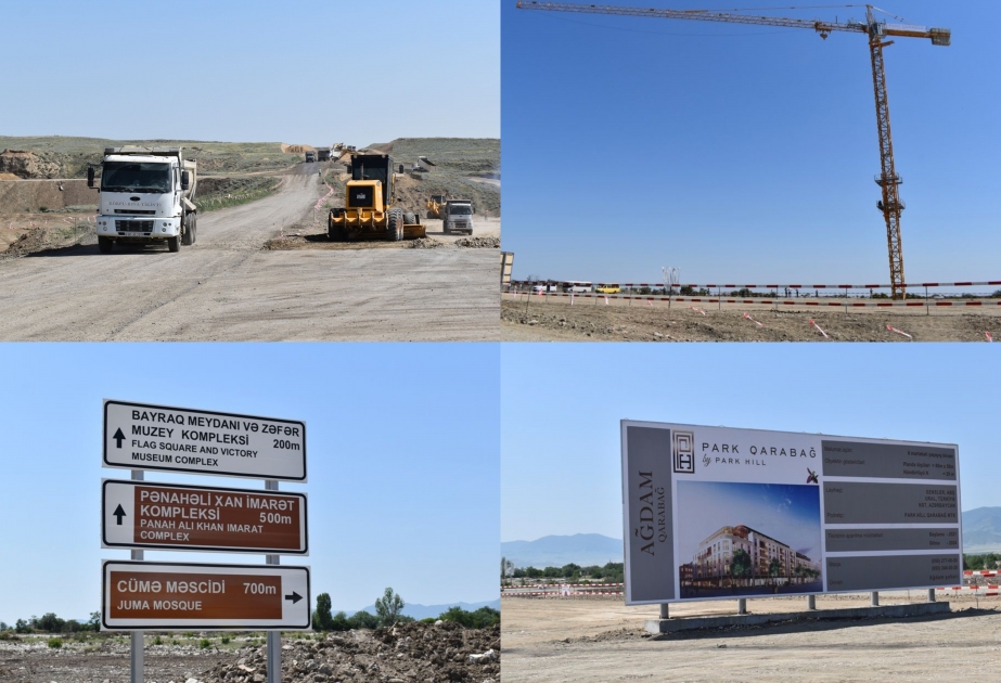 Ağdam yenidən ağ günlərinə qovuşur  FOTO