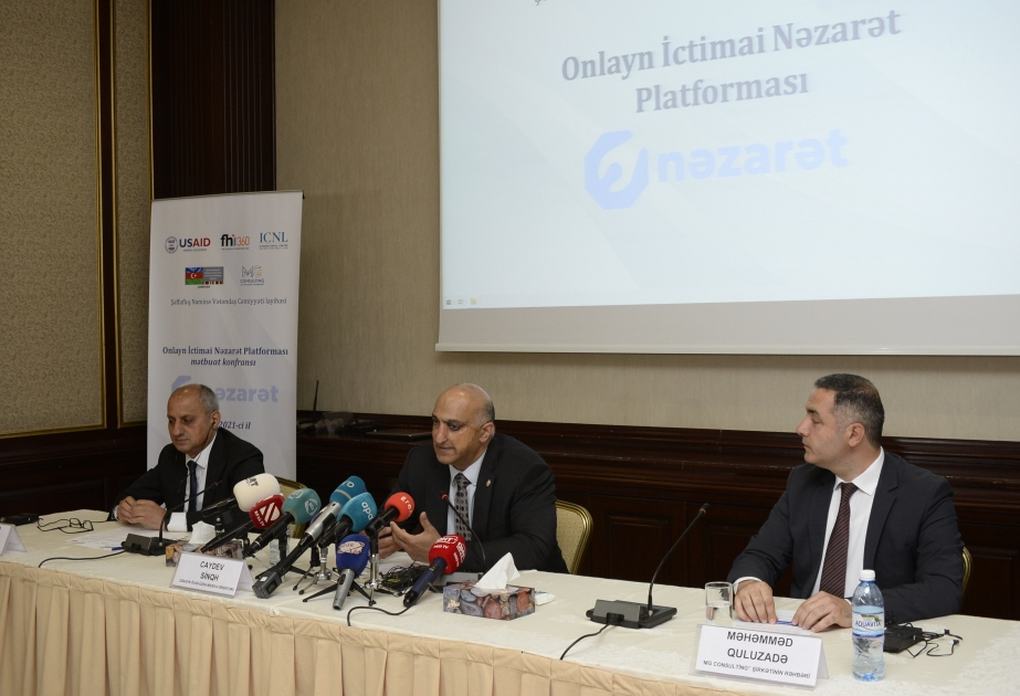 Onlayn İctimai Nəzarət Platformasının təqdimatı olub