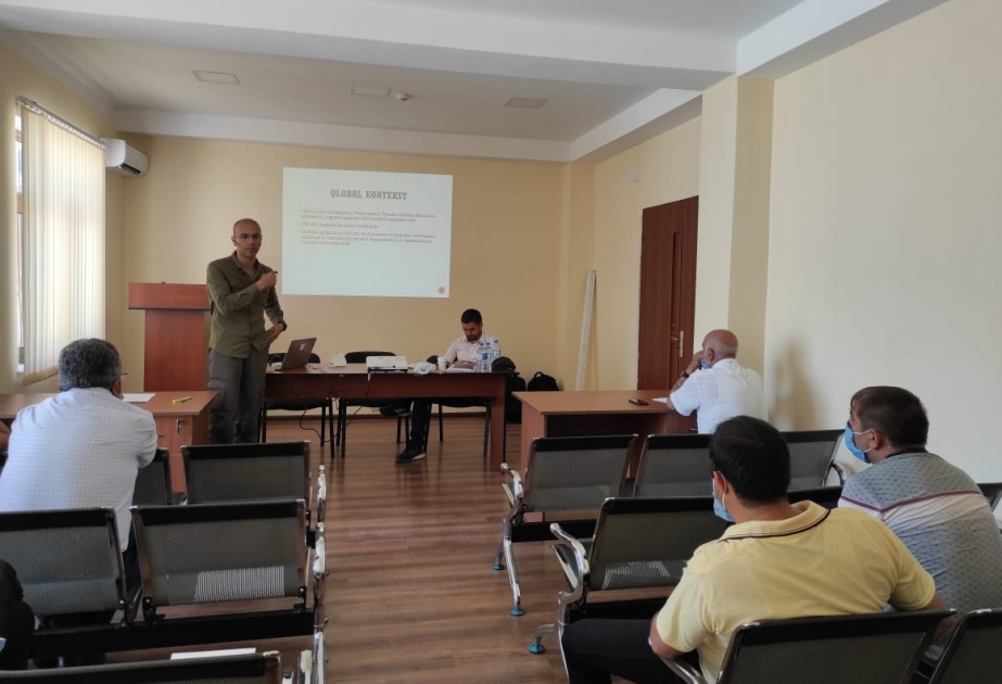 Tərtərdə mina təhlükəsizliyinə dair maarifləndirmə tədbiri keçirilib