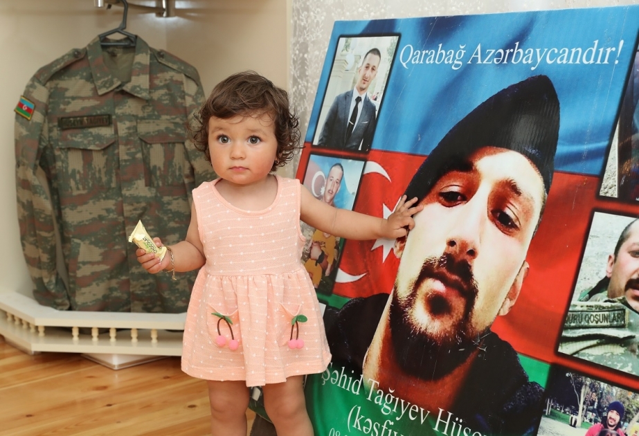 Şəhid Hüseyn Tağıyevin ailəsi ziyarət edilib