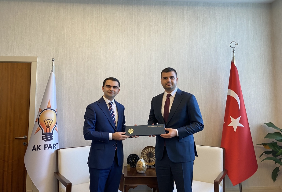 Ankarada Yeni Azərbaycan Partiyası ilə Ədalət və İnkişaf Partiyası Gənclər birliklərinin rəhbərləri görüşüblər