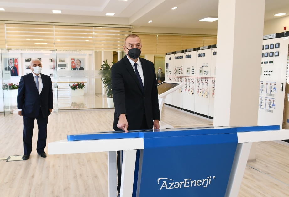 President Ilham Aliyev inaugurated 110/35/6 kV “Binagadi” substation VIDEO