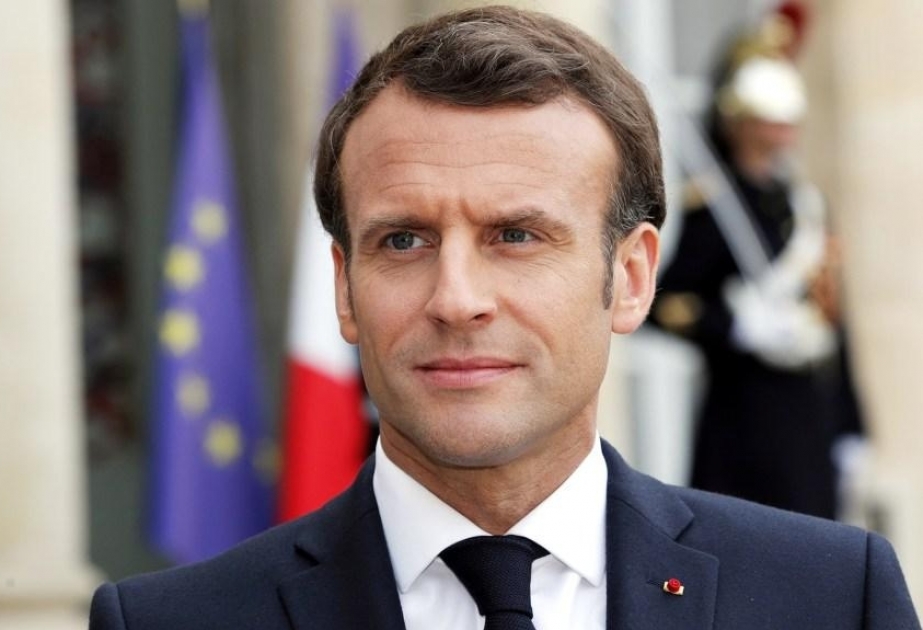 Emmanuel Macron felicita al presidente Ilham Aliyev