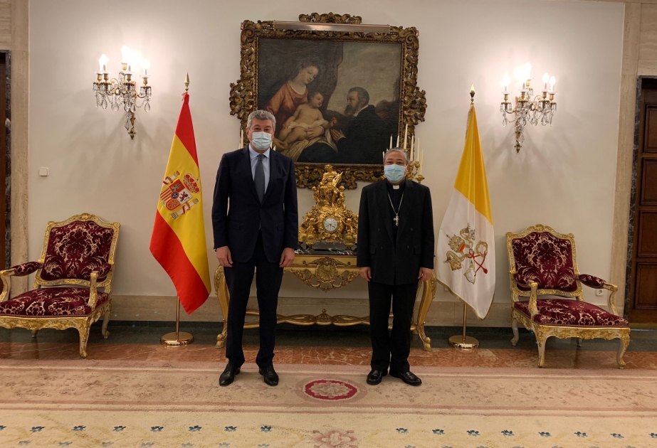 Müqəddəs Taxt-Tacın İspaniyadakı nümayəndəsi : Azərbaycanın mədəni irsin qorunması istiqamətindəki fəaliyyəti təqdirəlayiqdir