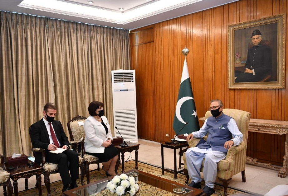 Pakistani President receives Speaker of Azerbaijani Milli Majlis
