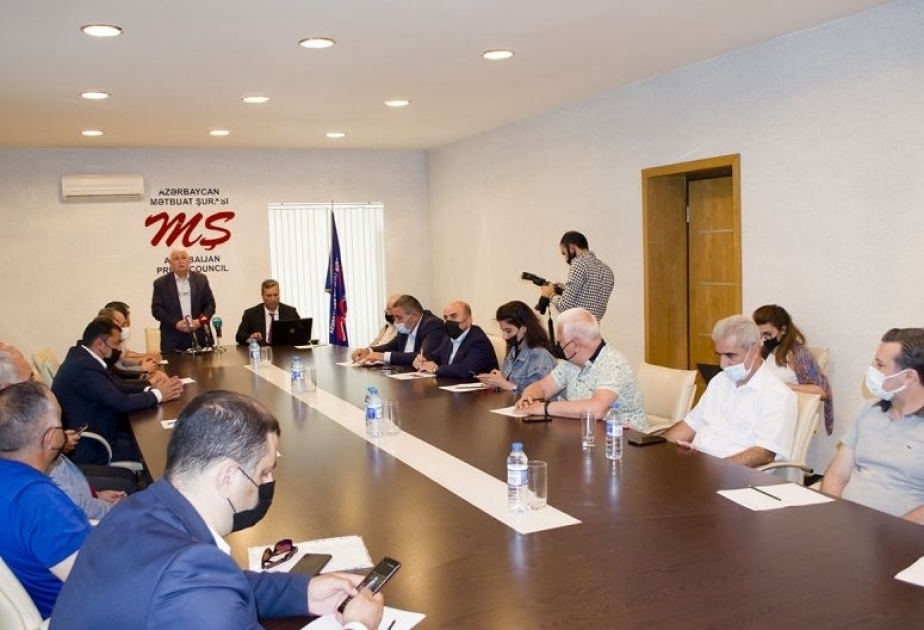 Los periodistas azerbaiyanos hicieron un llamamiento a las estructuras mediáticas internacionales y a las organizaciones internacionales