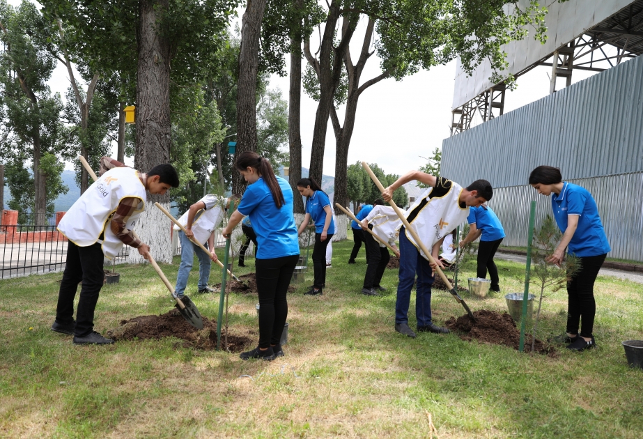 AzerGold CJSC, junto con la Asociación Pública "Desarrollo Regional", llevó a cabo una acción ecológica