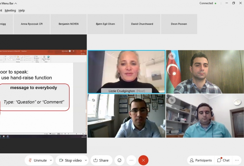 Analitik Ekspertiza Mərkəzinin əməkdaşları beynəlxalq təşkilatın iclasında iştirak ediblər