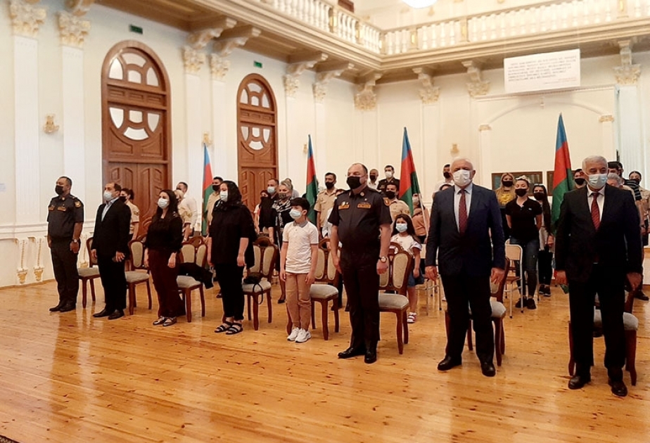Şəhid mayor Namiq Əhmədovun xatirəsinə həsr olunmuş tədbir keçirilib