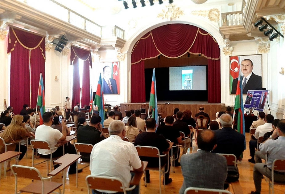 Şəhid mayor Namiq Əhmədovun xatirəsinə həsr olunmuş tədbir keçirilib