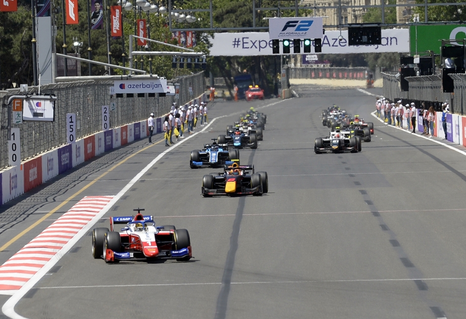 Bakıda Formula 2 yarışlarının ikinci sprint yürüşünə start verilib