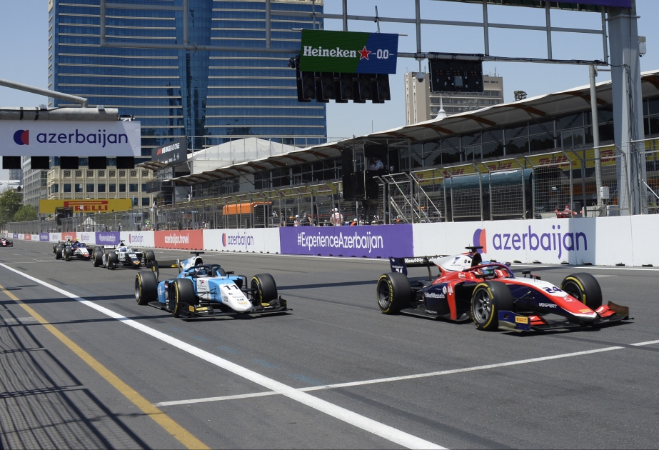 “Hitech Grand Prix”in pilotu Jüri Vips Formula 2 yarışlarının ikinci sprint yürüşünün qalibi olub
