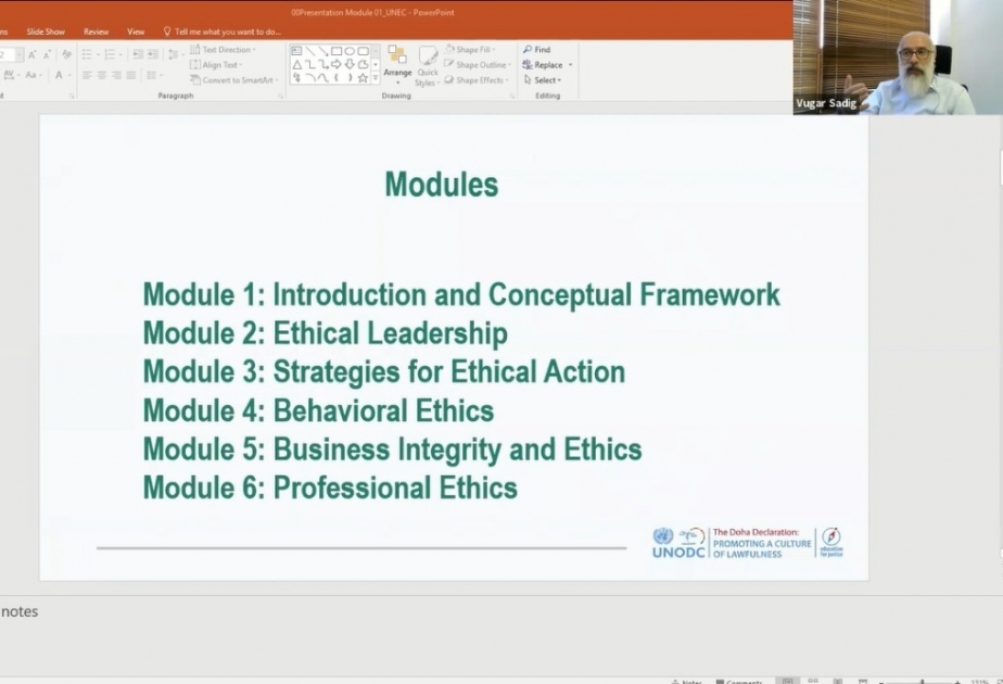 Training on "Integrity and Ethics" kicks off at UNEC