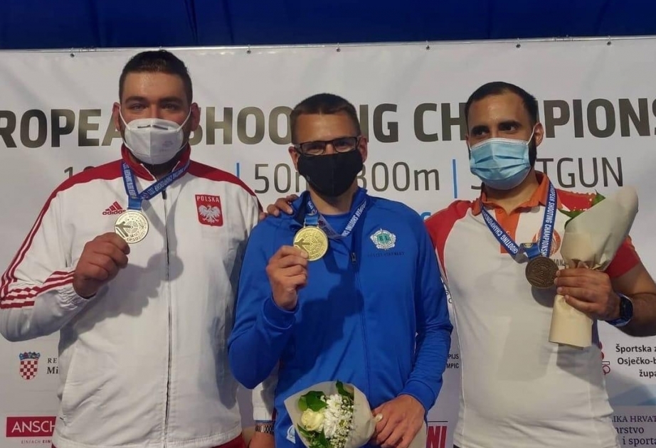 阿塞拜疆射击运动员获得铜牌