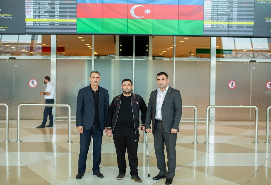 Türkiyəyə göndərilən daha 5 qazimiz sağalaraq Vətənə geri dönüb