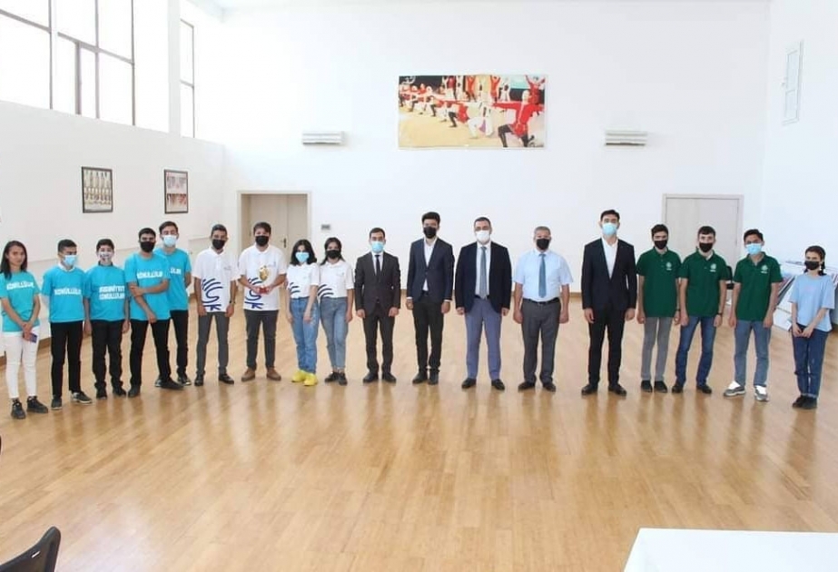 Sabirabadda könüllülər arasında “Qızıl beşlik” adlı bilik yarışması keçirilib