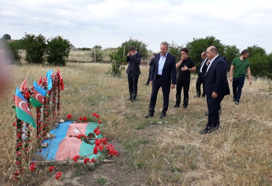 Bosniya və herseqovinalı qonaqlar Ağdamda erməni vəhşiliyinin şahidi olublar