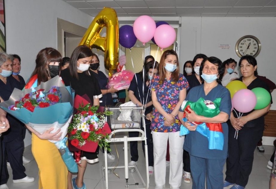 Yevlaxda Vətən müharibəsi şəhidinin qız övladı dünyaya gəlib