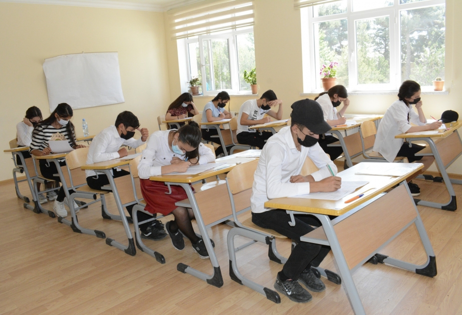 Xaçmaz: 1201 şagird buraxılış imtahanı verib VİDEO