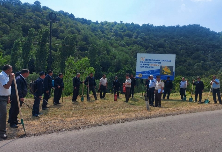 FHN-in Dövlət Yanğın Nəzarəti Xidməti növbəti maarifləndirmə tədbirlərini davam etdirir