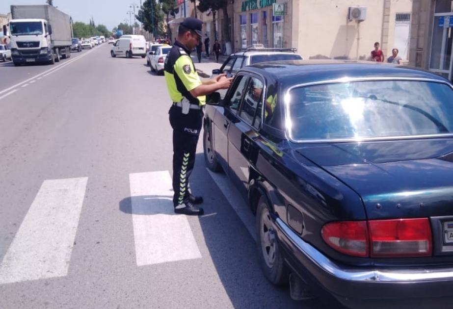 Yol polisi Kürdəmirdə reyd keçirib