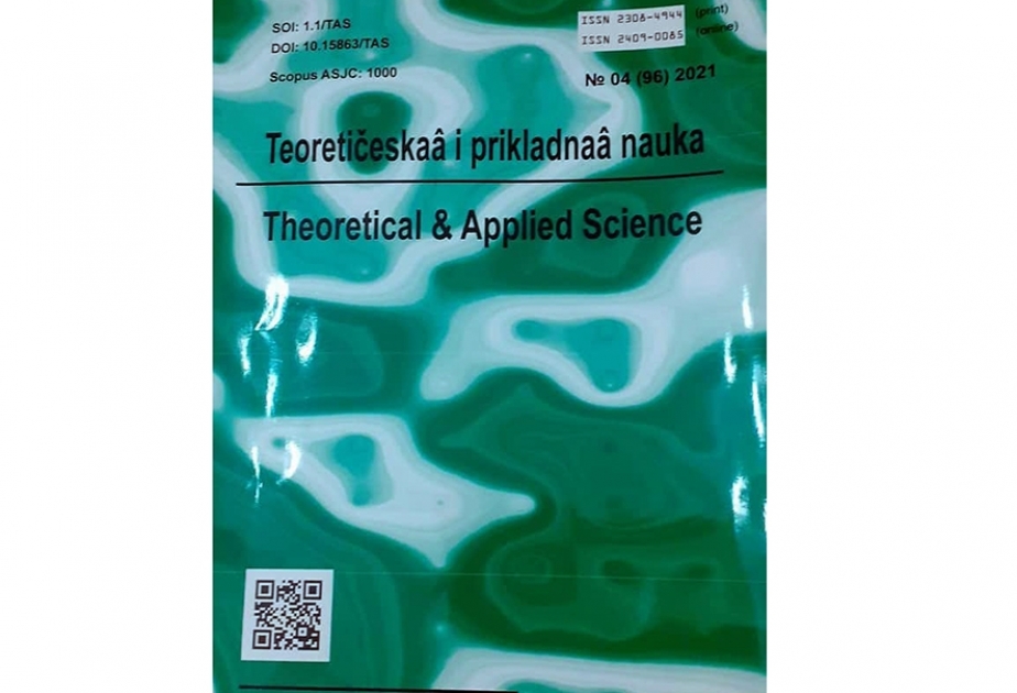Tarix Muzeyi əməkdaşının məqaləsi impakt faktorlu beynəlxalq topluda dərc olunub