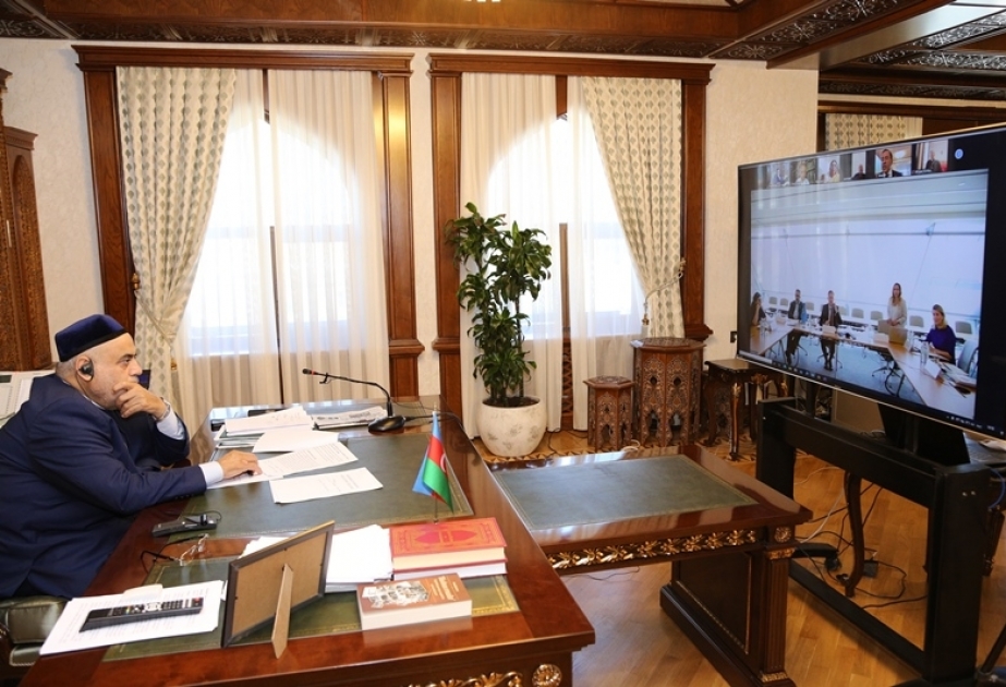 Şeyxülislam Allahşükür Paşazadə KAICIID Direktorlar Şurasının videokonfrans formatında keçirilən sessiyasında iştirak edib