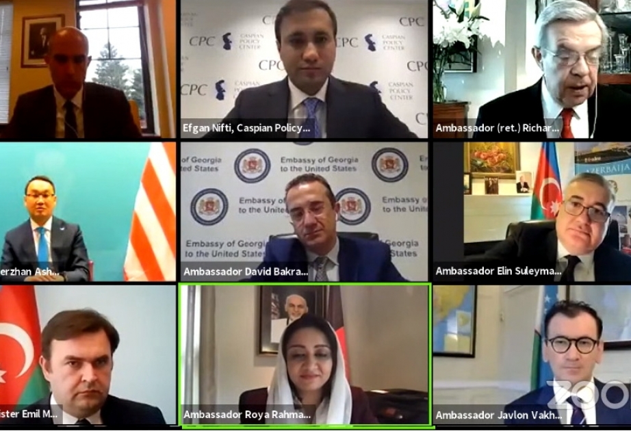 Xəzər Siyasət Mərkəzi Vaşinqtonda V Transxəzər Forumunun ilk gününə ev sahibliyi edib