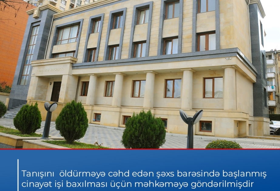Tanışını qəsdən öldürməkdə şübhəli bilinən şəxs tutularaq cinayət məsuliyyətinə cəlb olunub
