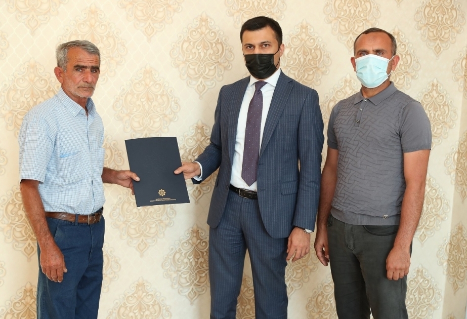 Семье шехида Асафа Насибова предоставлена квартира на Абшероне