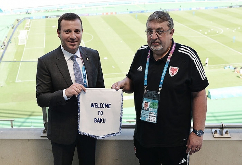 AFFA-nın icraçı vitse-prezidenti Elxan Məmmədov Uels Futbol Assosiasiyasının rəhbəri ilə görüşüb