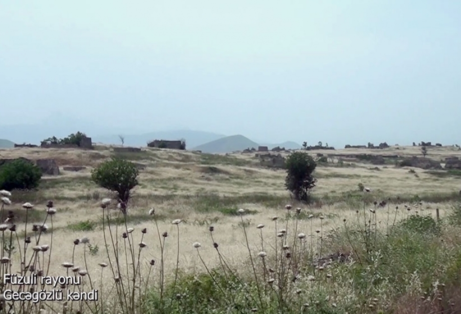 Le ministère de la Défense diffuse une vidéo du village de Guédjagözlu de la région de Fuzouli   VIDEO   
