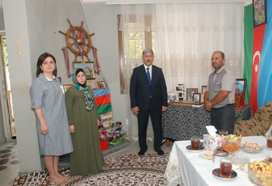 Bərdə Regional Mədəniyyət İdarəsinin əməkdaşları şəhid ailələri ilə görüşüblər
