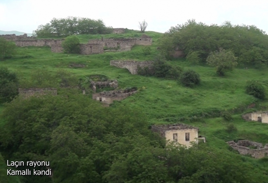 وزارة الدفاع تنشر مقاطع فيديو عن قرية كمالّي لمحافظة لاجين (فيديو)